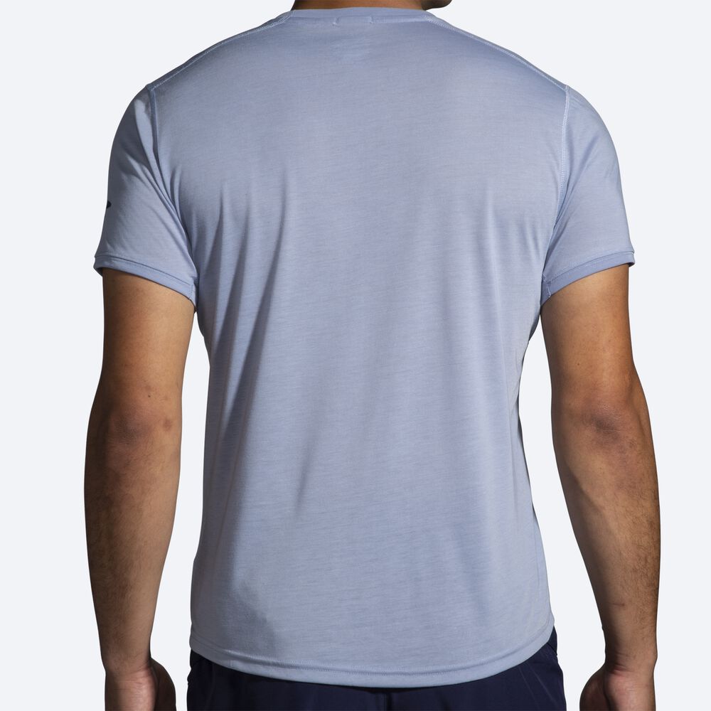 Brooks Distance Short Sleeve Erkek Tişört Mavi | TR-095834