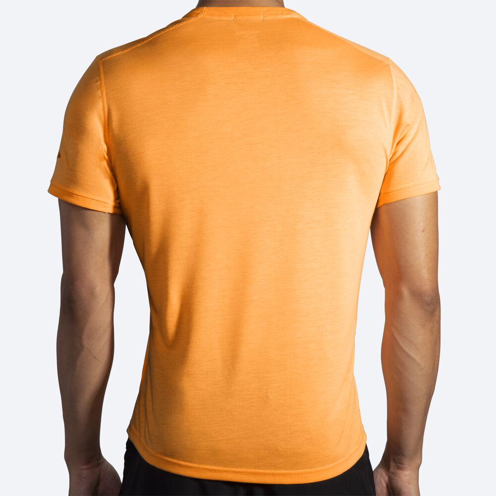 Brooks Distance Short Sleeve Erkek Tişört Turuncu | TR-829731