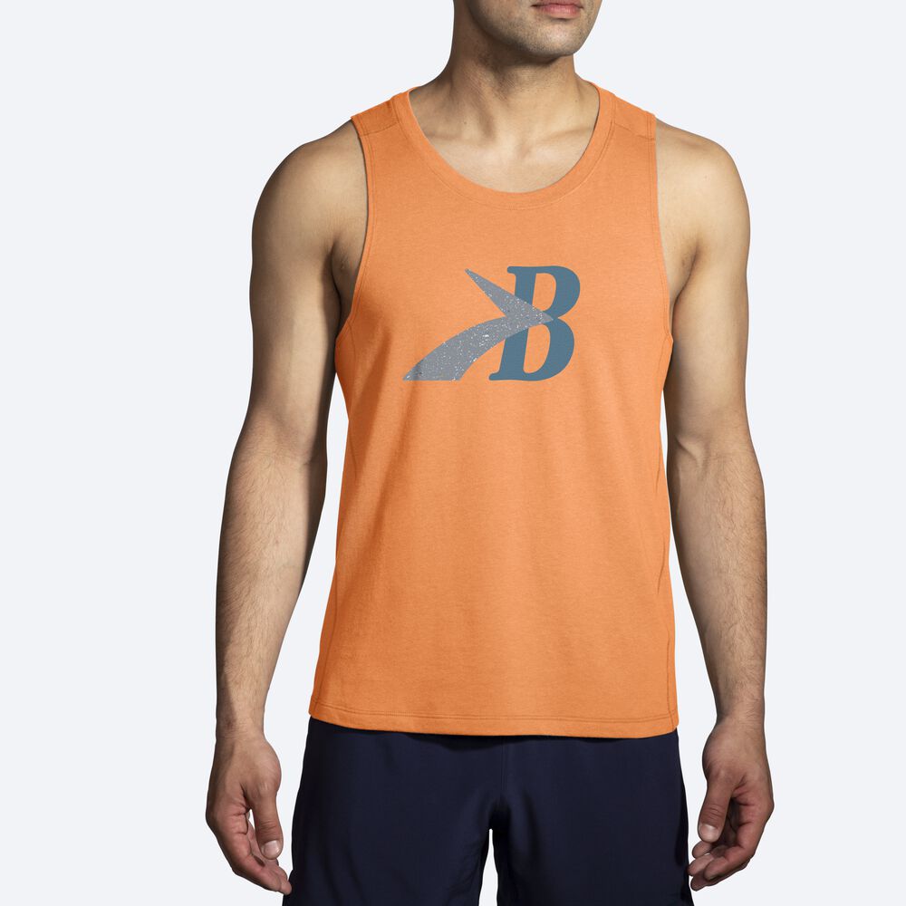 Brooks Distance Tank 2.0 Erkek Atlet Turuncu | TR-938612