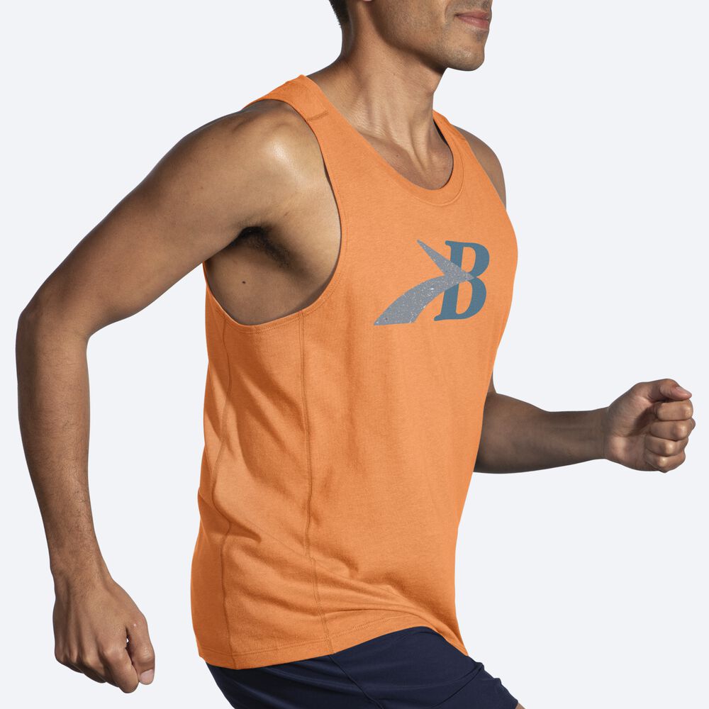 Brooks Distance Tank 2.0 Erkek Atlet Turuncu | TR-938612