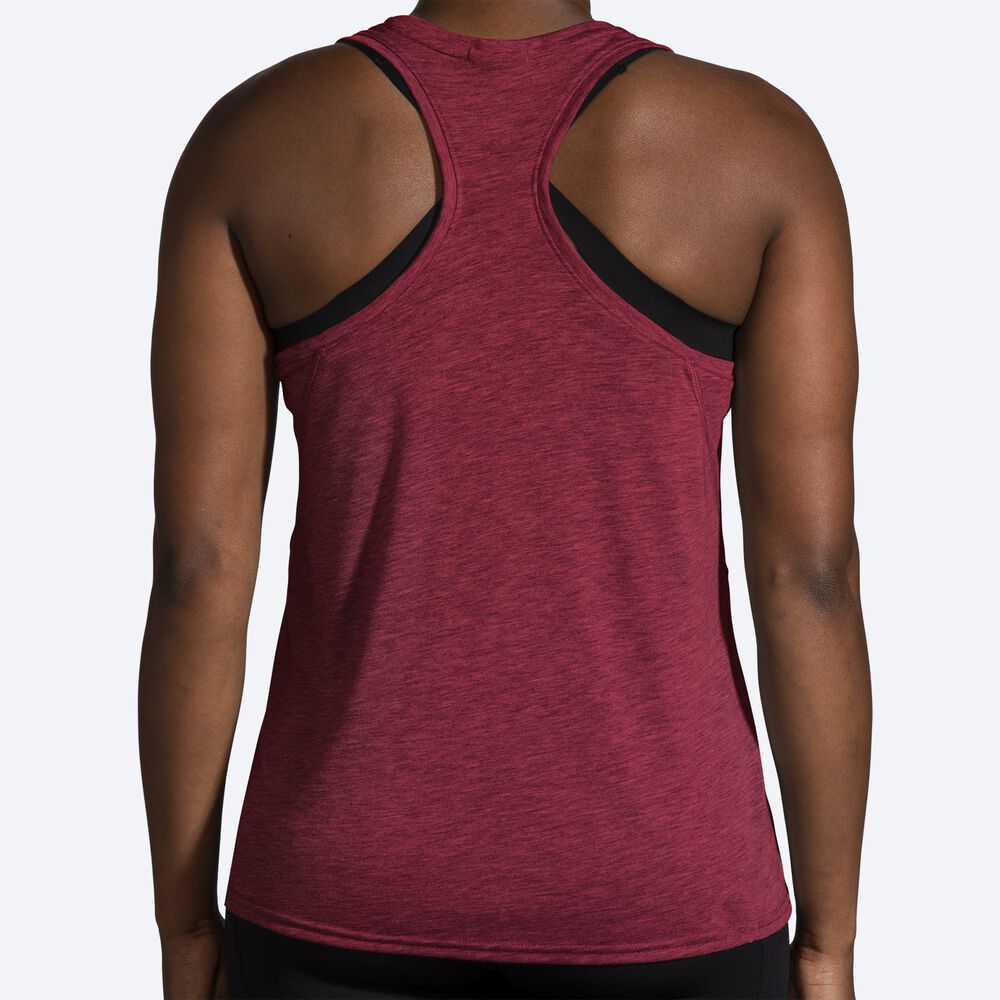 Brooks Distance Tank 2.0 Kadın Atlet Kırmızı | TR-746385