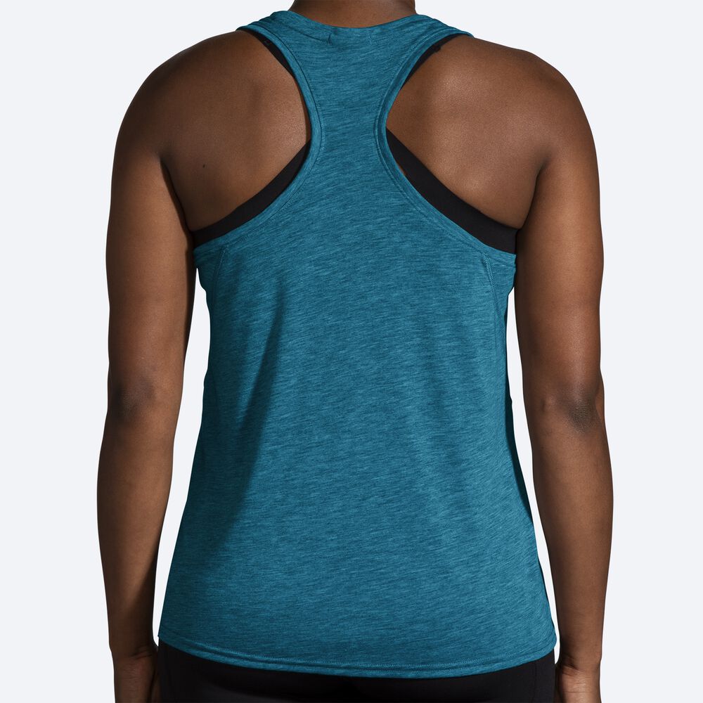 Brooks Distance Tank 2.0 Kadın Atlet Mavi | TR-297158