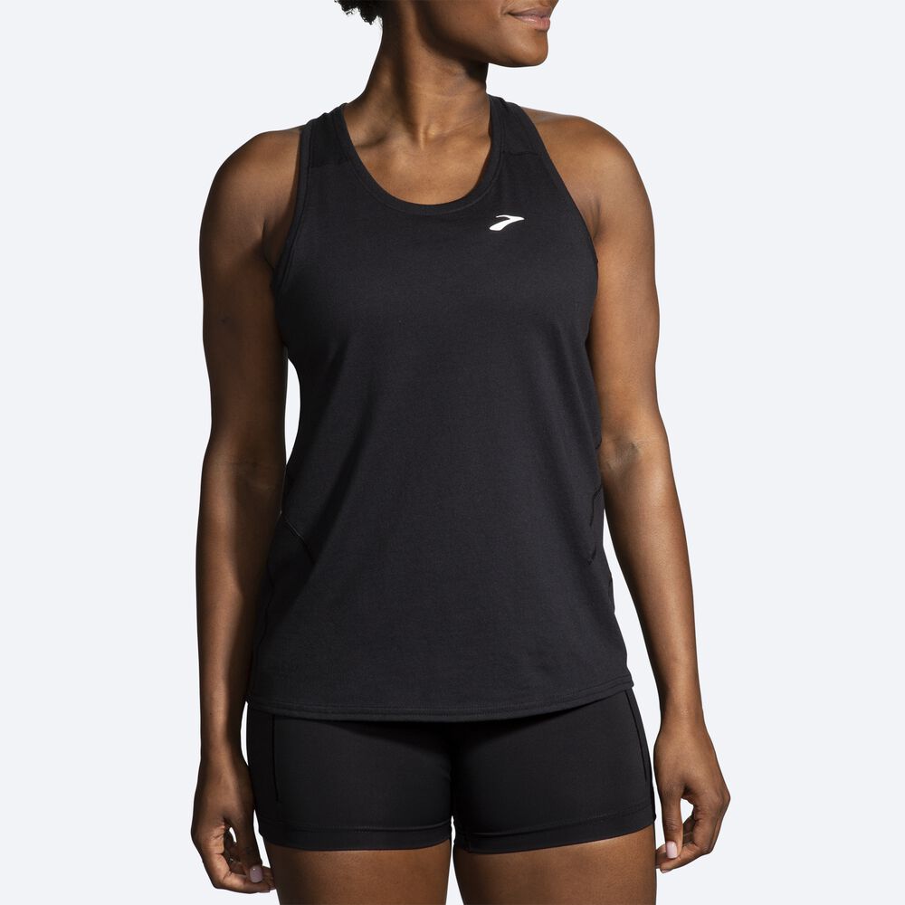 Brooks Distance Tank 2.0 Kadın Atlet Siyah | TR-962174