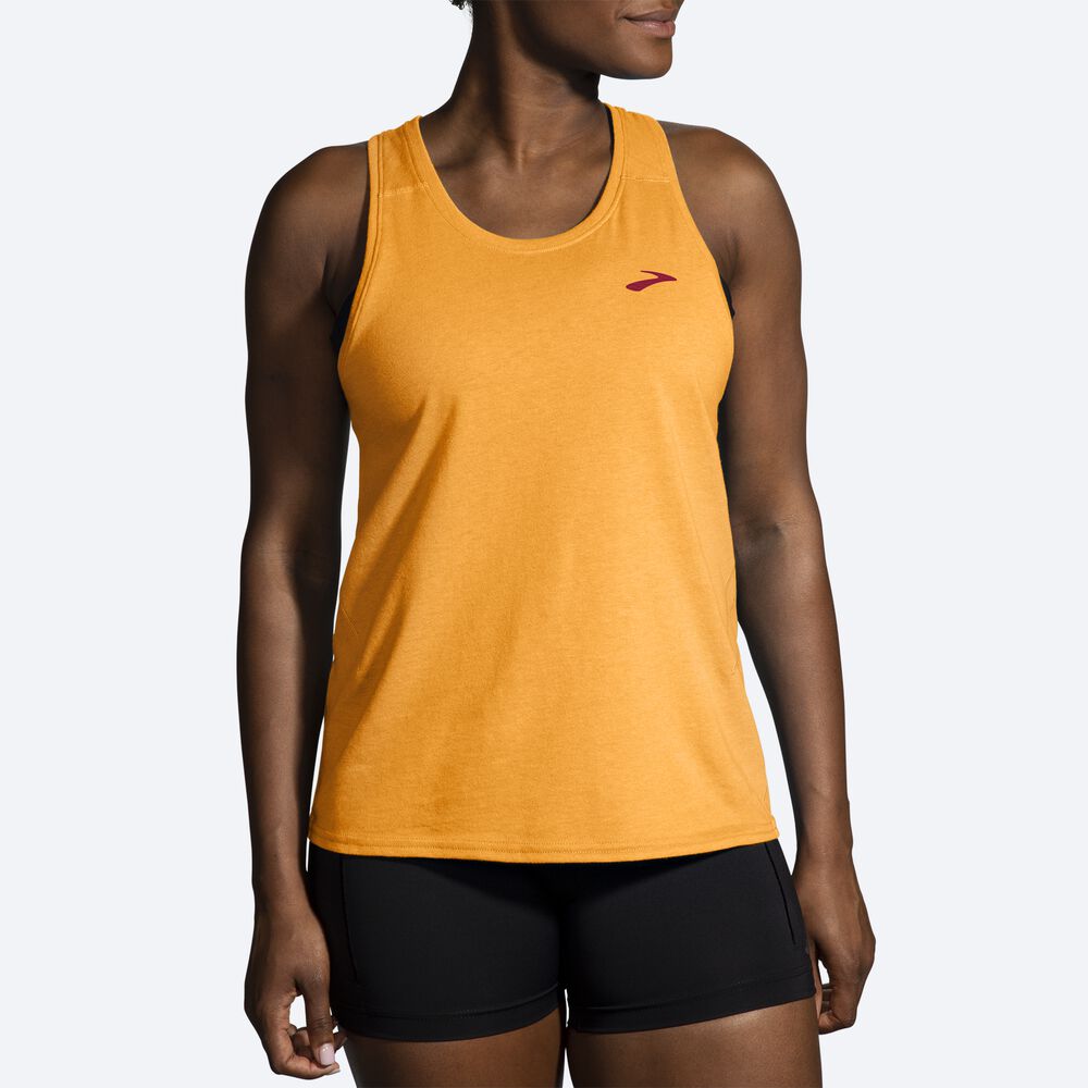 Brooks Distance Tank 2.0 Kadın Atlet Turuncu | TR-542178