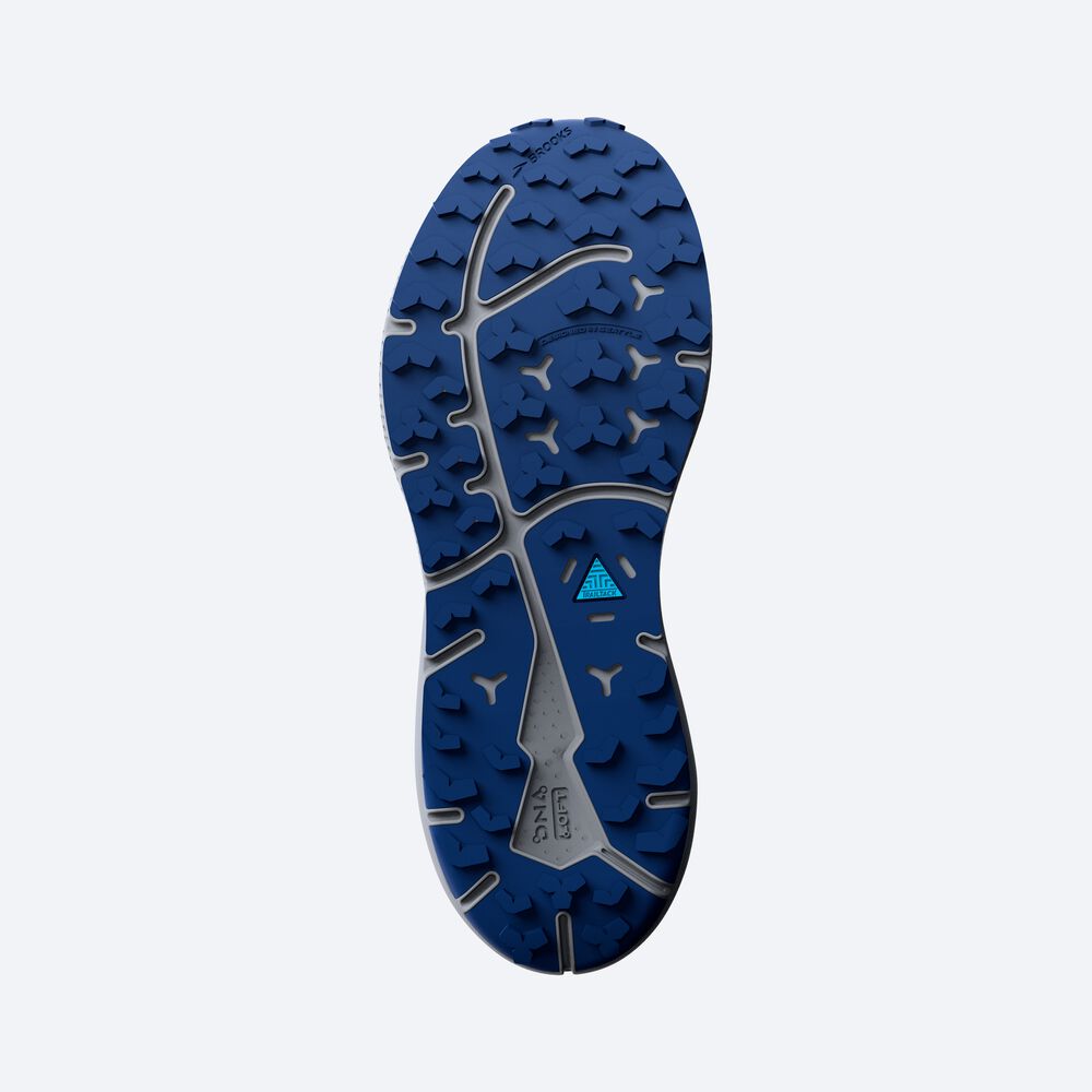 Brooks Divide 3 Erkek Trail Koşu Ayakkabısı Mavi/Yeşil/Gri | TR-160529