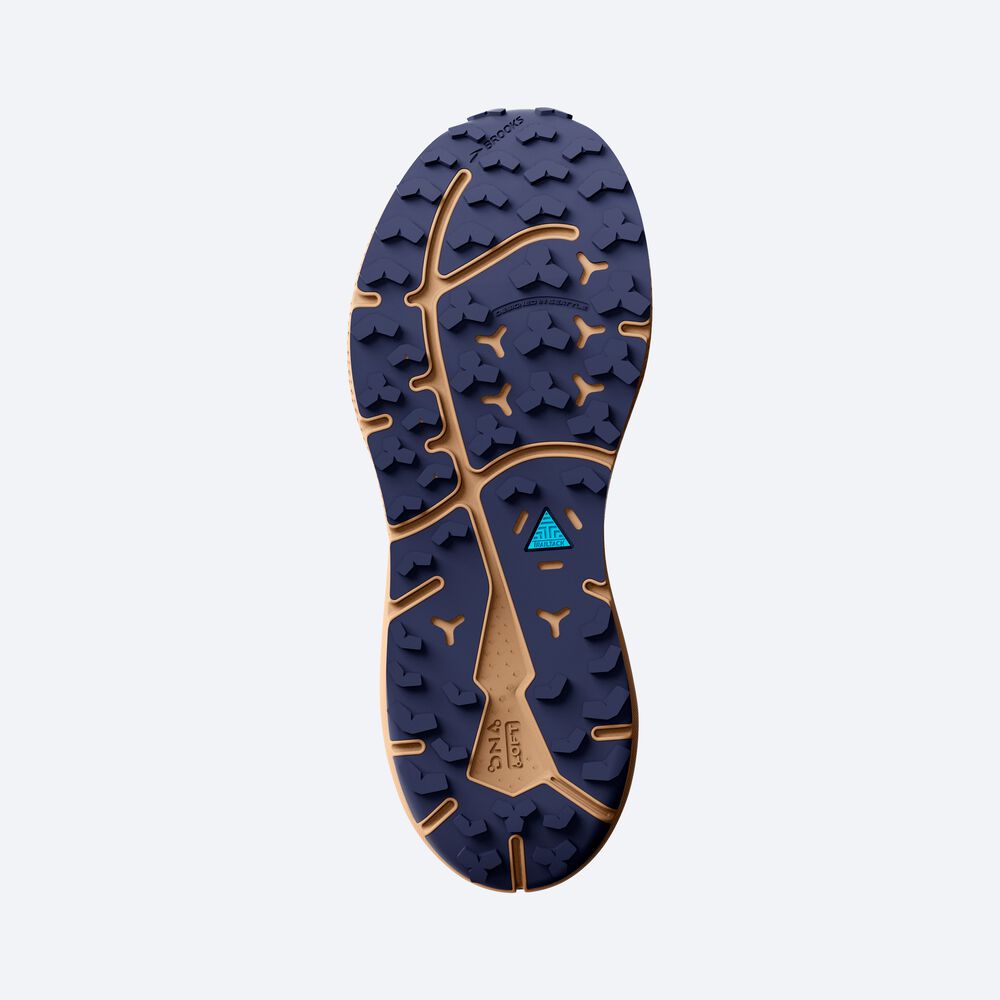 Brooks Divide 3 Erkek Trail Koşu Ayakkabısı Turuncu/Lacivert | TR-584276