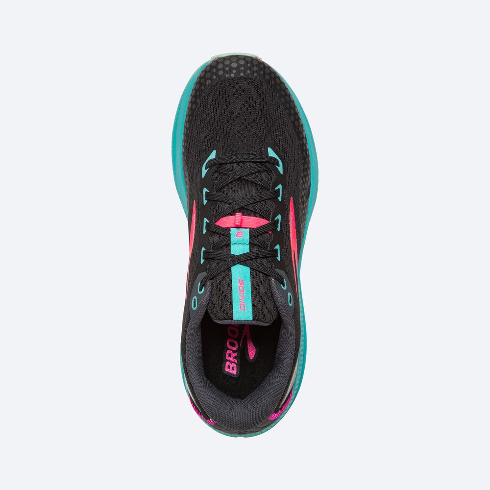 Brooks Divide 3 Kadın Trail Koşu Ayakkabısı Mavi Mercan/Pembe | TR-580396