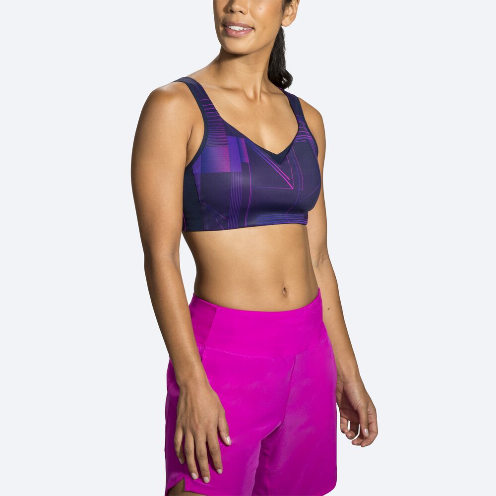 Brooks Drive Convertible Run Bra Kadın Spor Sütyeni Lacivert | TR-184295