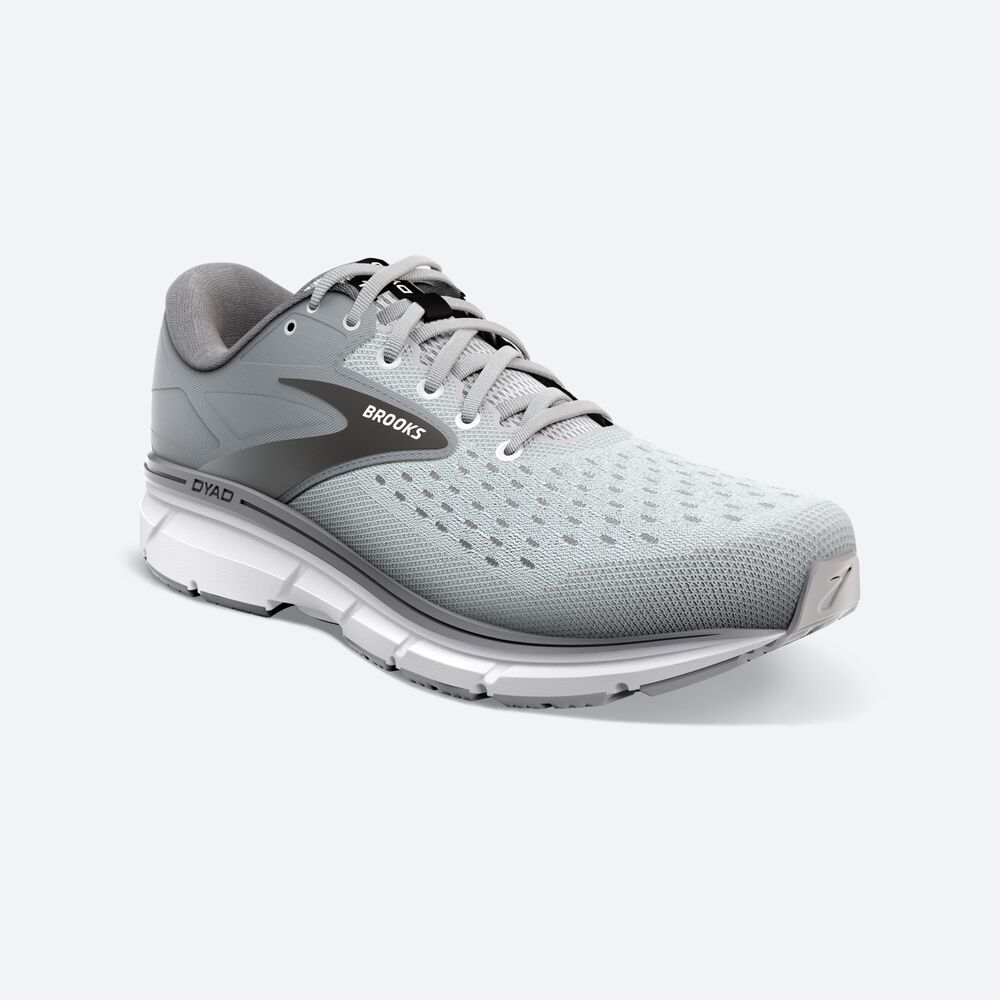 Brooks Dyad 11 Erkek Koşu Ayakkabısı Gri/Siyah/Beyaz | TR-392741