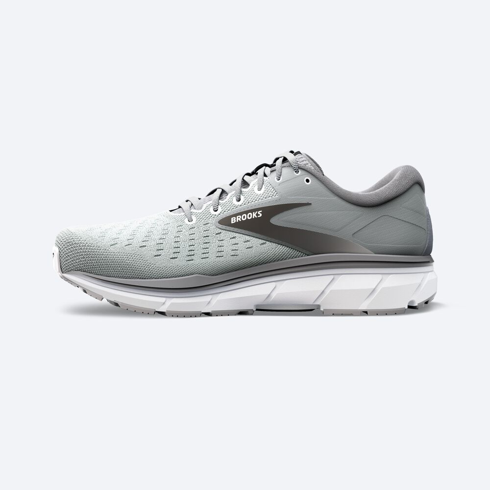 Brooks Dyad 11 Erkek Koşu Ayakkabısı Gri/Siyah/Beyaz | TR-392741