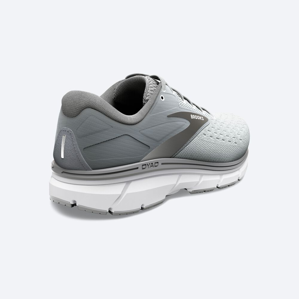 Brooks Dyad 11 Erkek Koşu Ayakkabısı Gri/Siyah/Beyaz | TR-392741