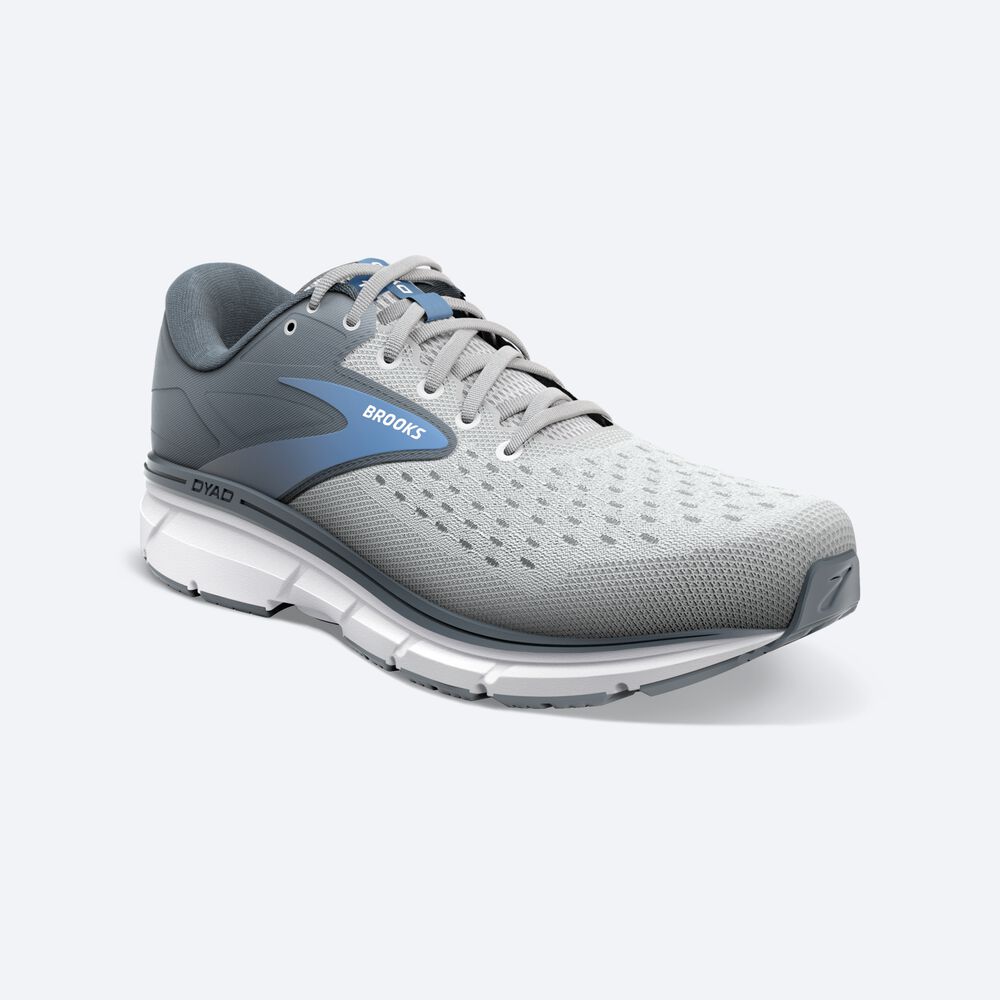 Brooks Dyad 11 Kadın Koşu Ayakkabısı Gri/Beyaz/Mavi | TR-753869