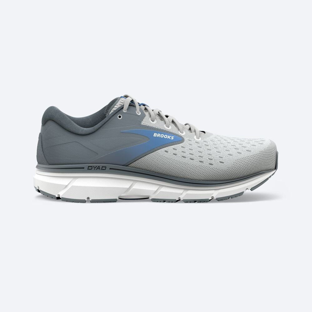 Brooks Dyad 11 Kadın Koşu Ayakkabısı Gri/Beyaz/Mavi | TR-753869