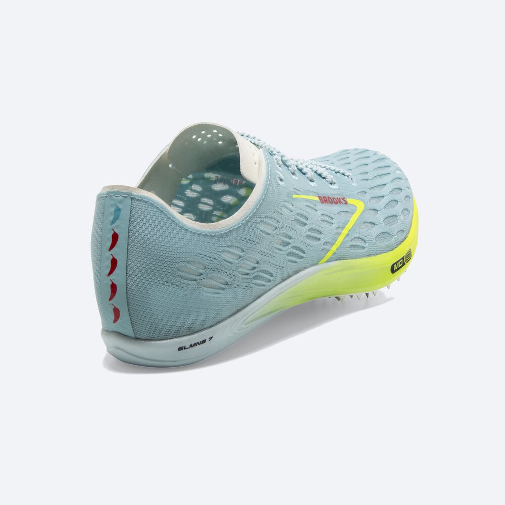 Brooks ELMN8 7 Erkek Çivili Ayakkabı Mavi/Kırmızı | TR-508674