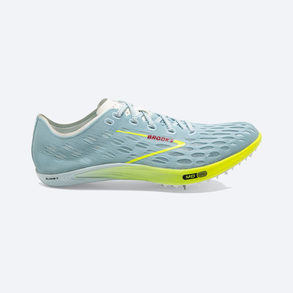 Brooks ELMN8 7 Erkek Çivili Ayakkabı Mavi/Kırmızı | TR-508674