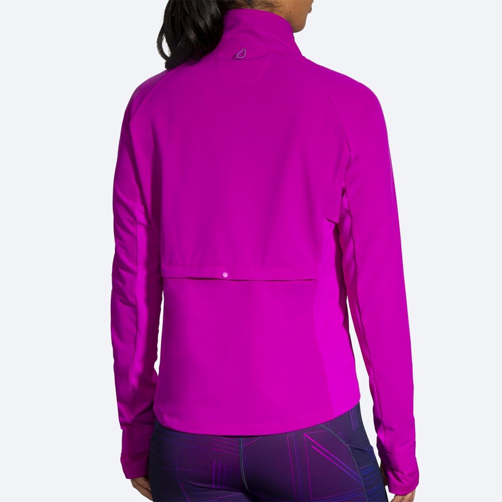 Brooks Fusion Hibrit Kadın Ceket Pembe/Mor | TR-462739