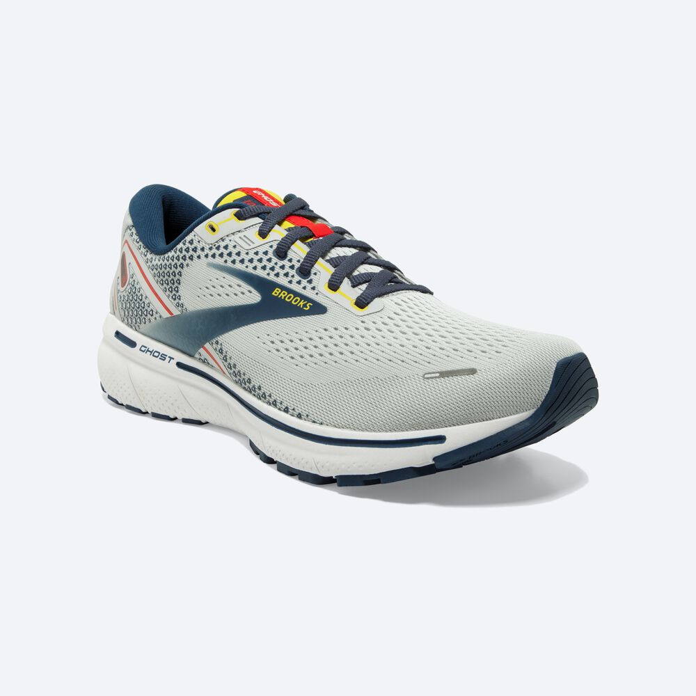 Brooks Ghost 14 Erkek Koşu Ayakkabısı Gri/Kahverengi | TR-098573