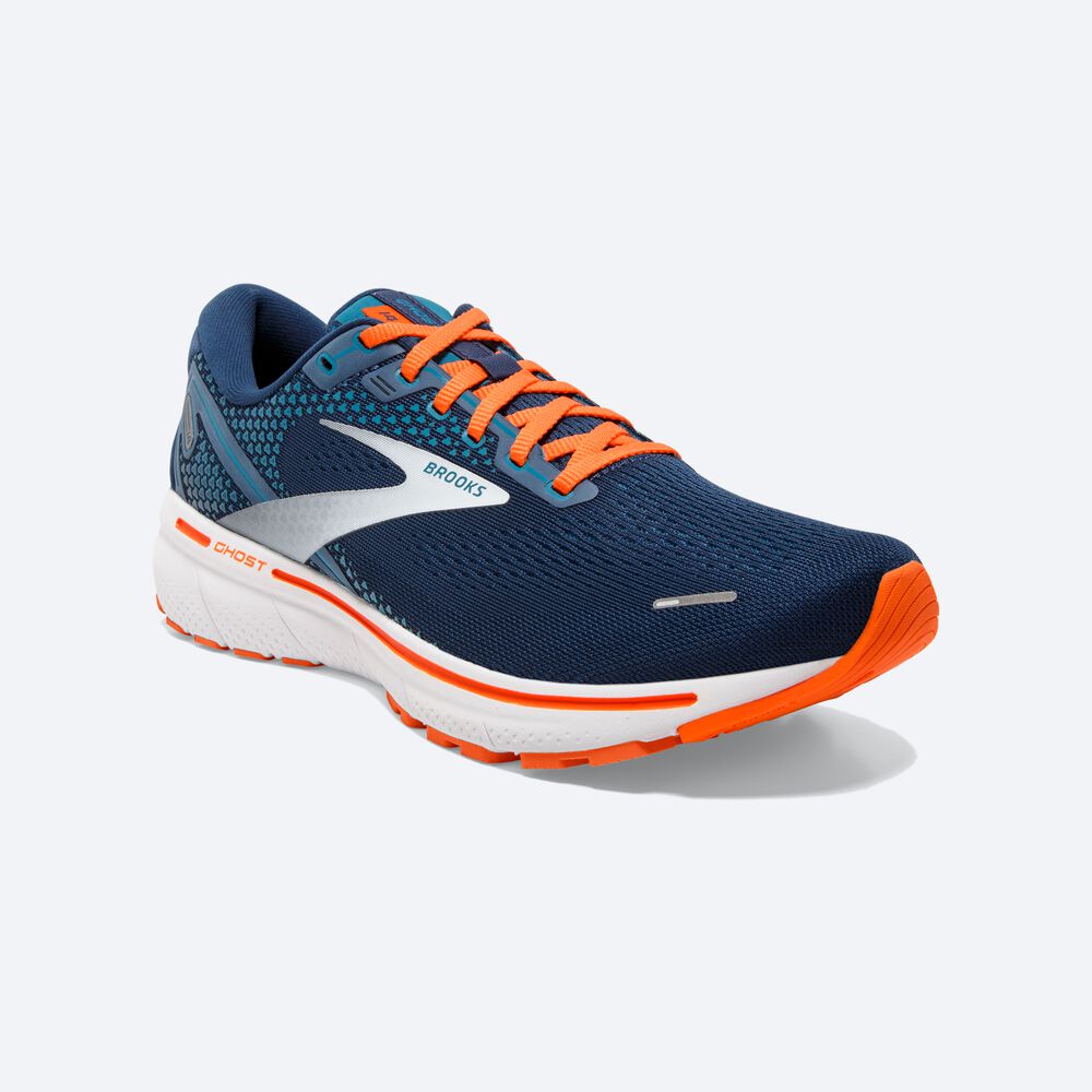 Brooks Ghost 14 Erkek Koşu Ayakkabısı Kahverengi/Turkuaz | TR-162809