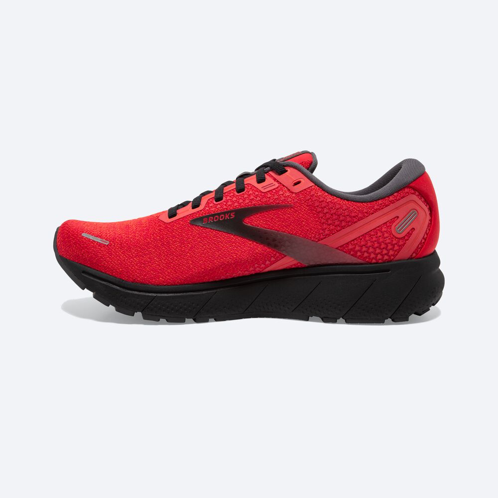 Brooks Ghost 14 Erkek Koşu Ayakkabısı Kırmızı/Pembe/Siyah | TR-941730