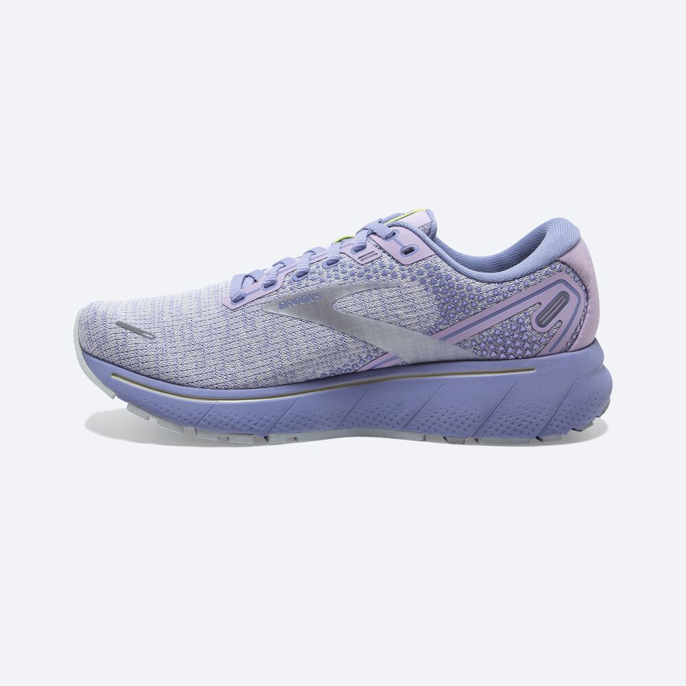 Brooks Ghost 14 Kadın Koşu Ayakkabısı Mor/Açık Yeşil | TR-053281