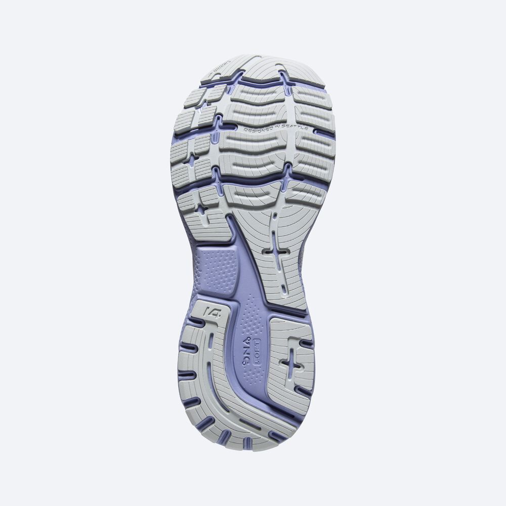 Brooks Ghost 14 Kadın Koşu Ayakkabısı Mor/Açık Yeşil | TR-053281