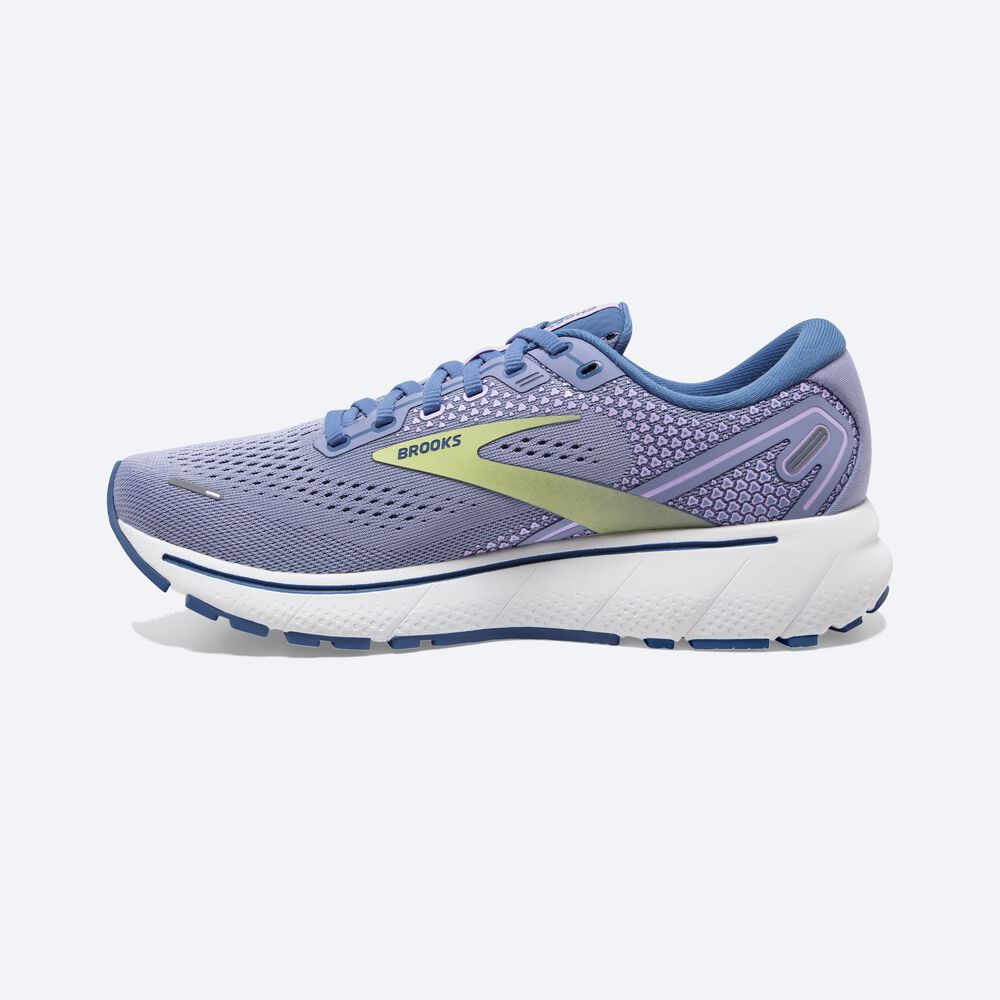 Brooks Ghost 14 Kadın Koşu Ayakkabısı Mor/Açık Yeşil | TR-109576