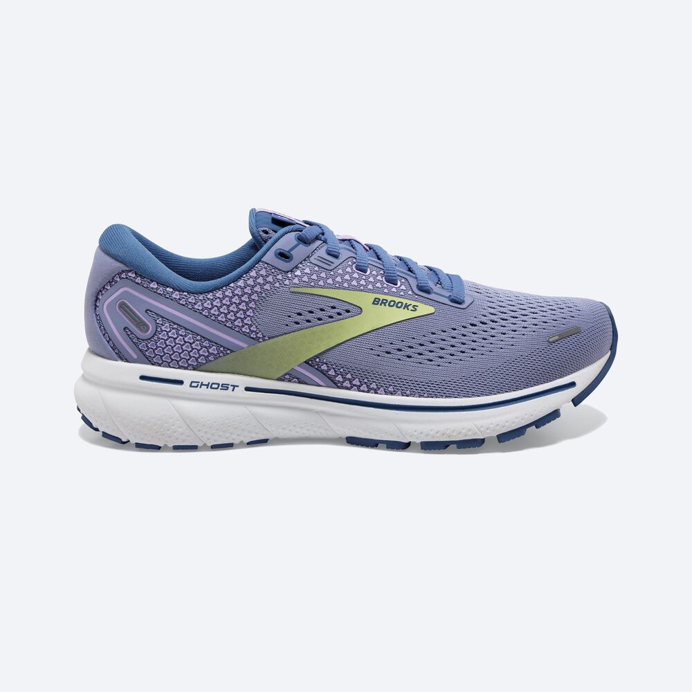 Brooks Ghost 14 Kadın Koşu Ayakkabısı Mor/Açık Yeşil | TR-109576