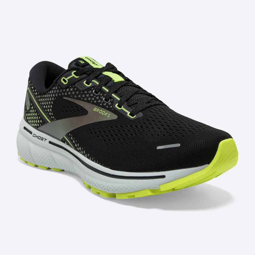 Brooks Ghost 14 Kadın Koşu Ayakkabısı Siyah/Mavi | TR-035426