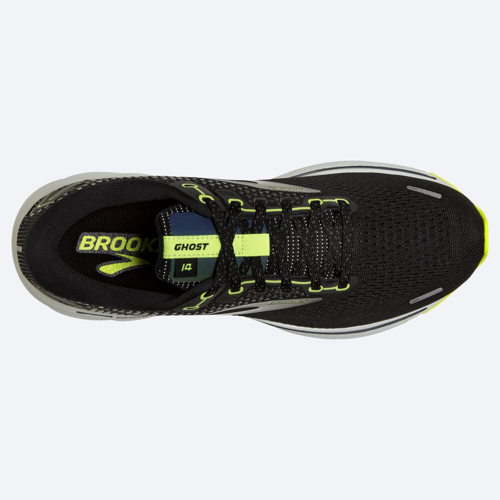 Brooks Ghost 14 Kadın Koşu Ayakkabısı Siyah/Mavi | TR-035426