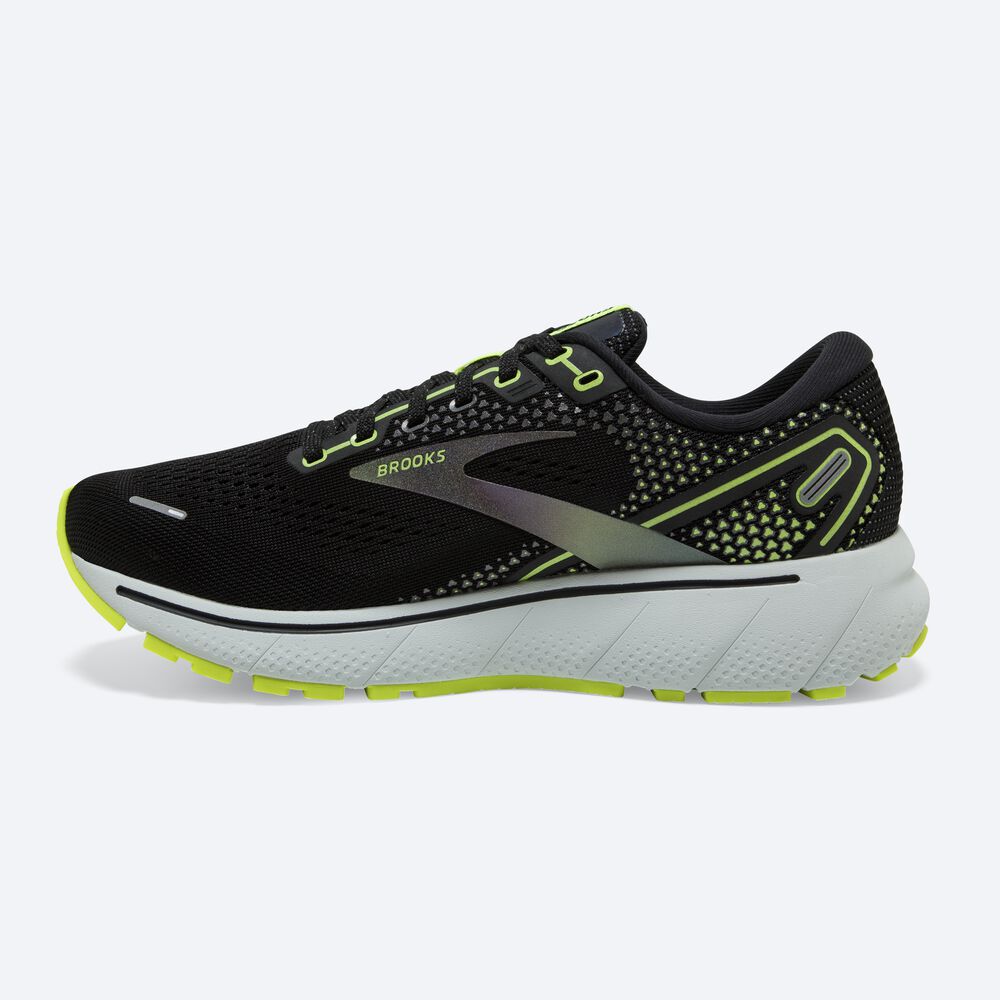 Brooks Ghost 14 Kadın Koşu Ayakkabısı Siyah/Mavi | TR-035426