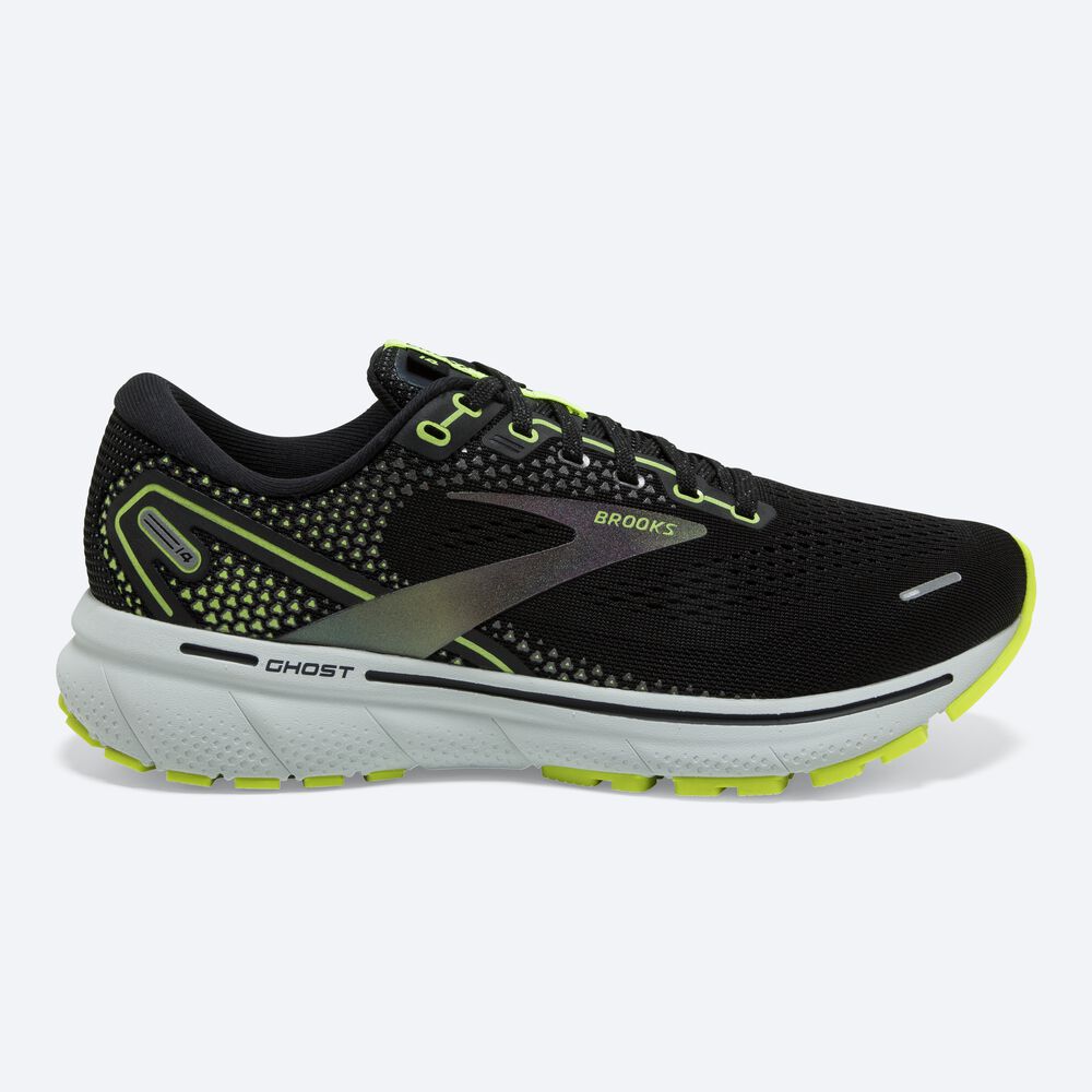 Brooks Ghost 14 Kadın Koşu Ayakkabısı Siyah/Mavi | TR-035426