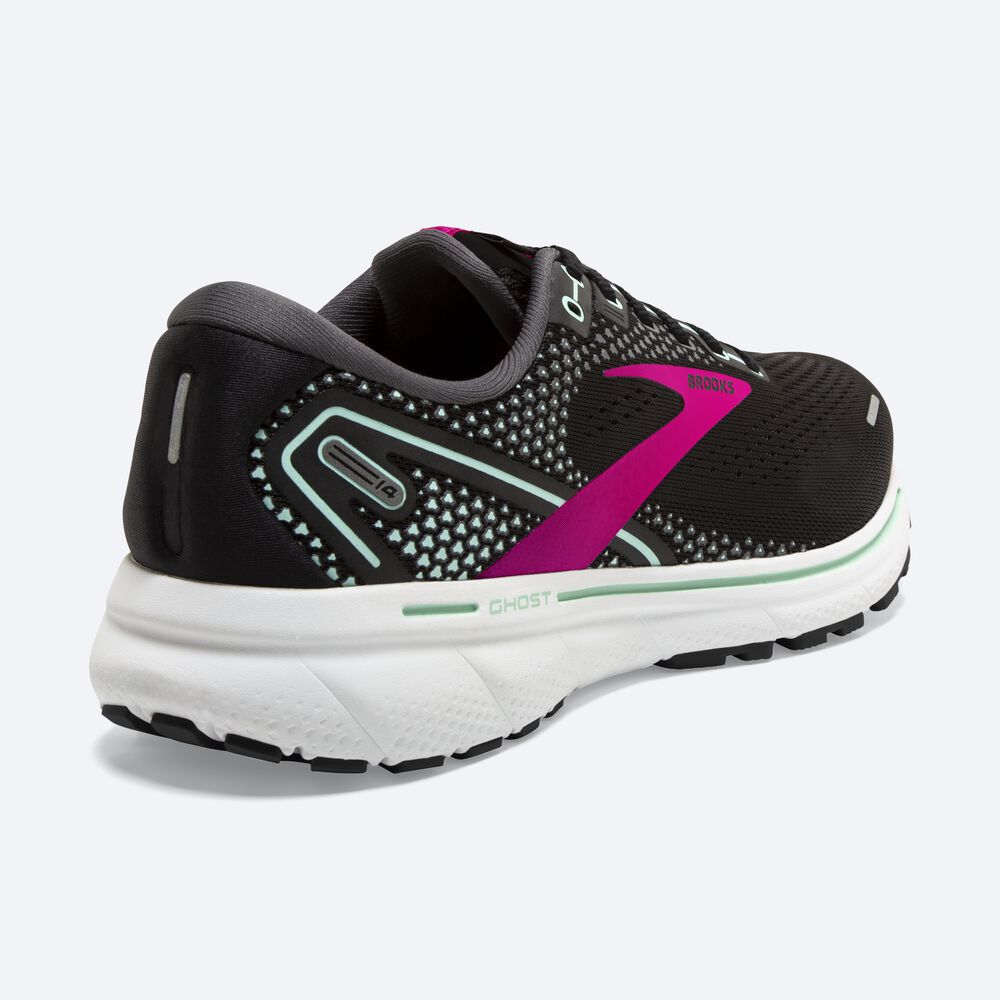 Brooks Ghost 14 Kadın Koşu Ayakkabısı Siyah/Pembe | TR-316087