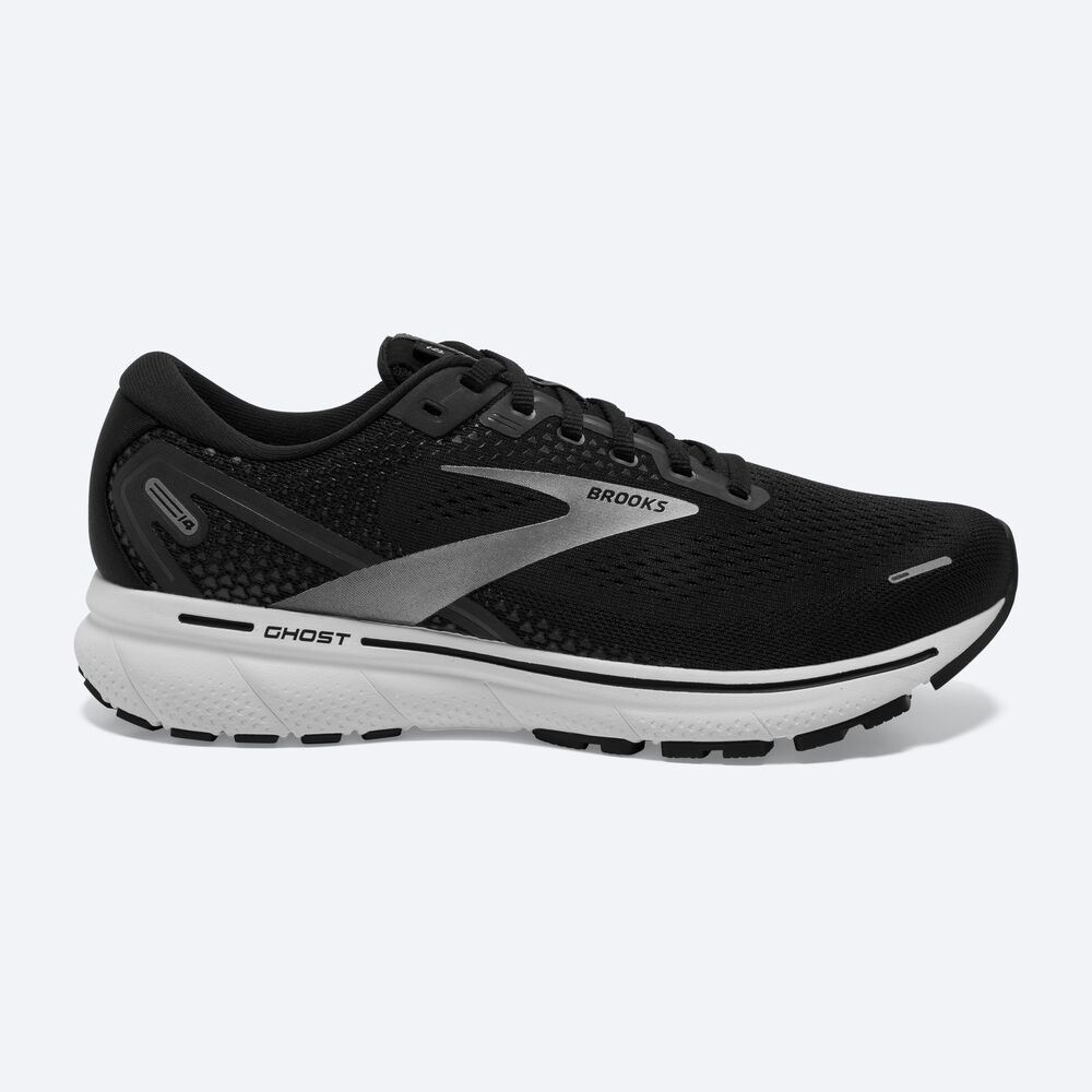 Brooks Ghost 14 Kadın Koşu Ayakkabısı Siyah/Beyaz/Gümüş | TR-910236