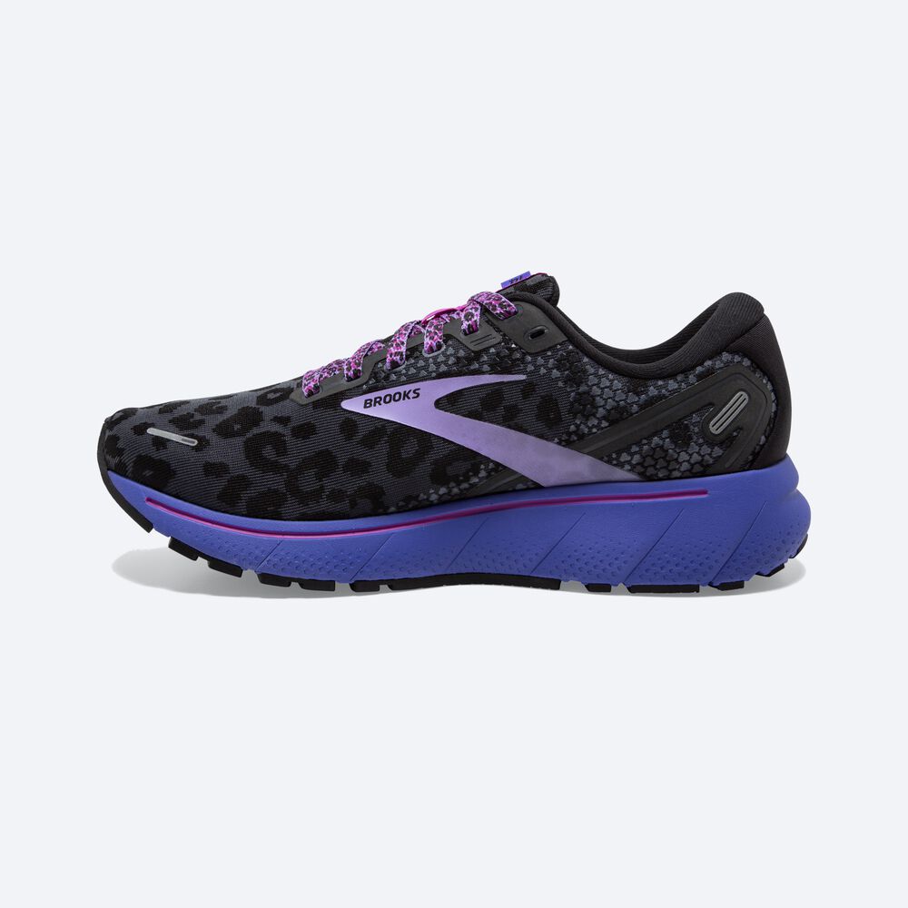 Brooks Ghost 14 Kadın Koşu Ayakkabısı Siyah/Mor | TR-925107