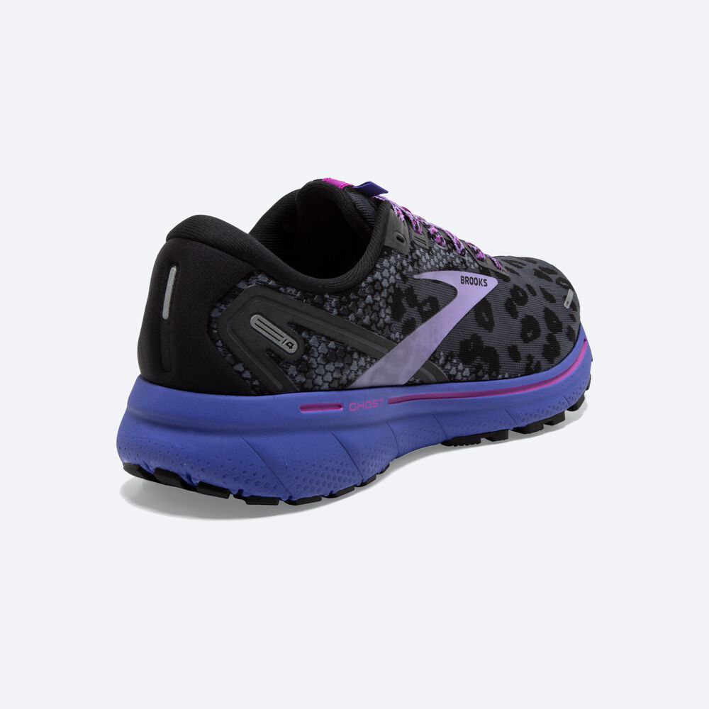 Brooks Ghost 14 Kadın Koşu Ayakkabısı Siyah/Mor | TR-925107