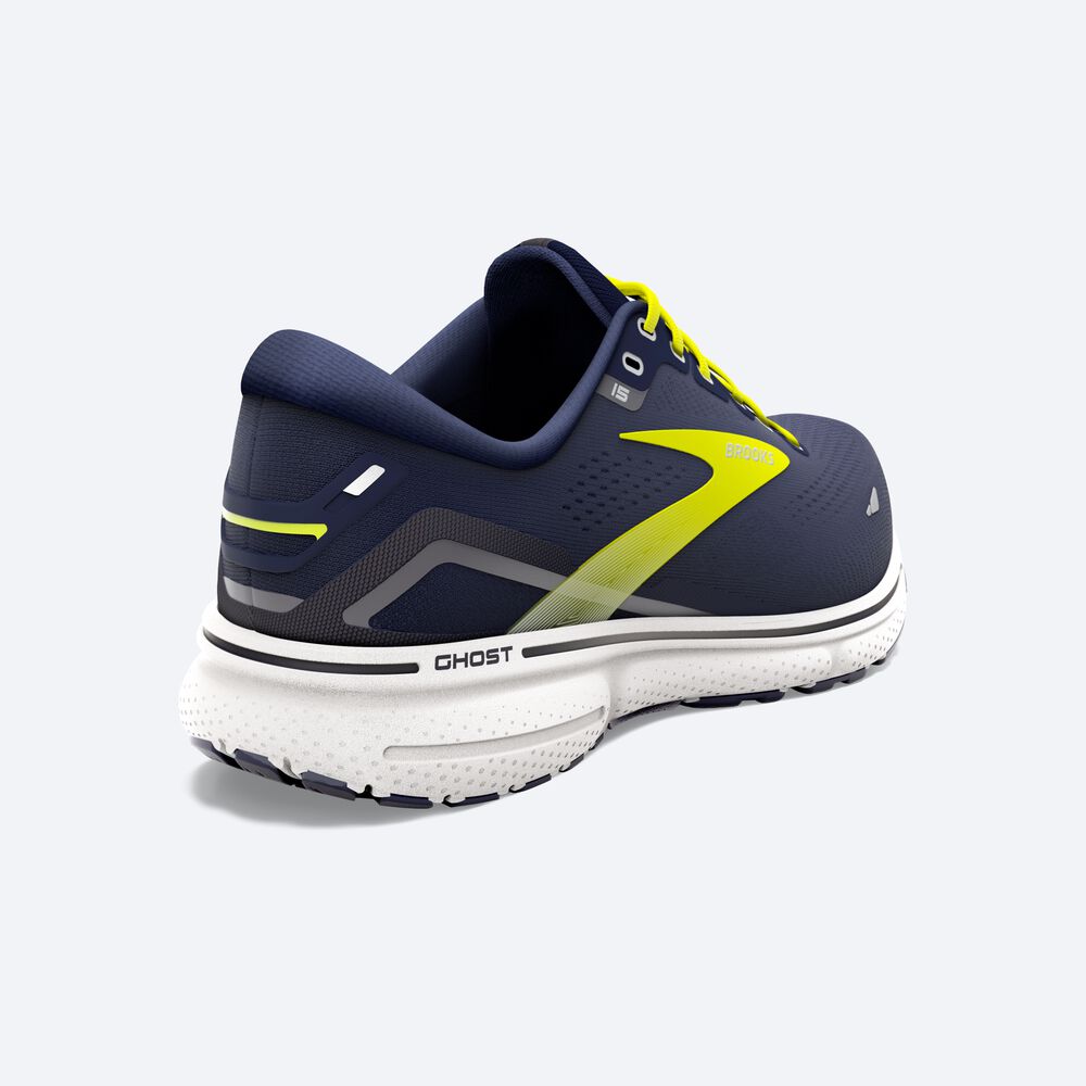 Brooks Ghost 15 Erkek Koşu Ayakkabısı Lacivert/Gri | TR-985243