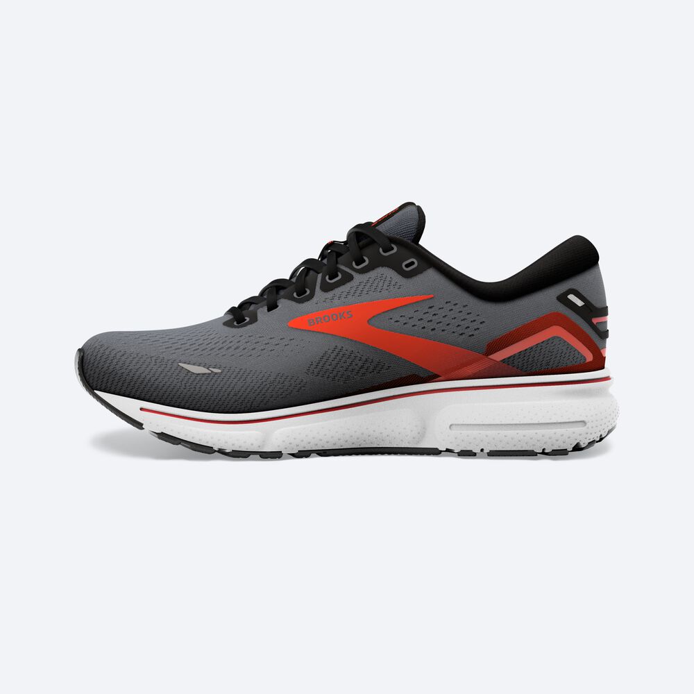 Brooks Ghost 15 Erkek Koşu Ayakkabısı Siyah/Turuncu | TR-012389