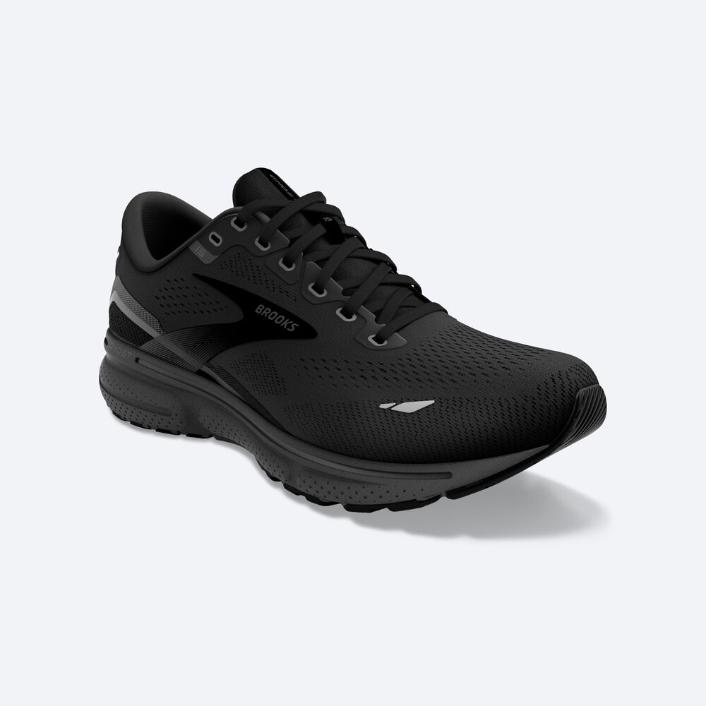 Brooks Ghost 15 Erkek Koşu Ayakkabısı Siyah | TR-984356