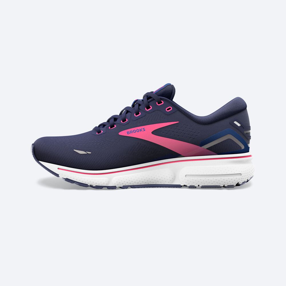 Brooks Ghost 15 Kadın Koşu Ayakkabısı Lacivert/Mavi/Pembe | TR-036971