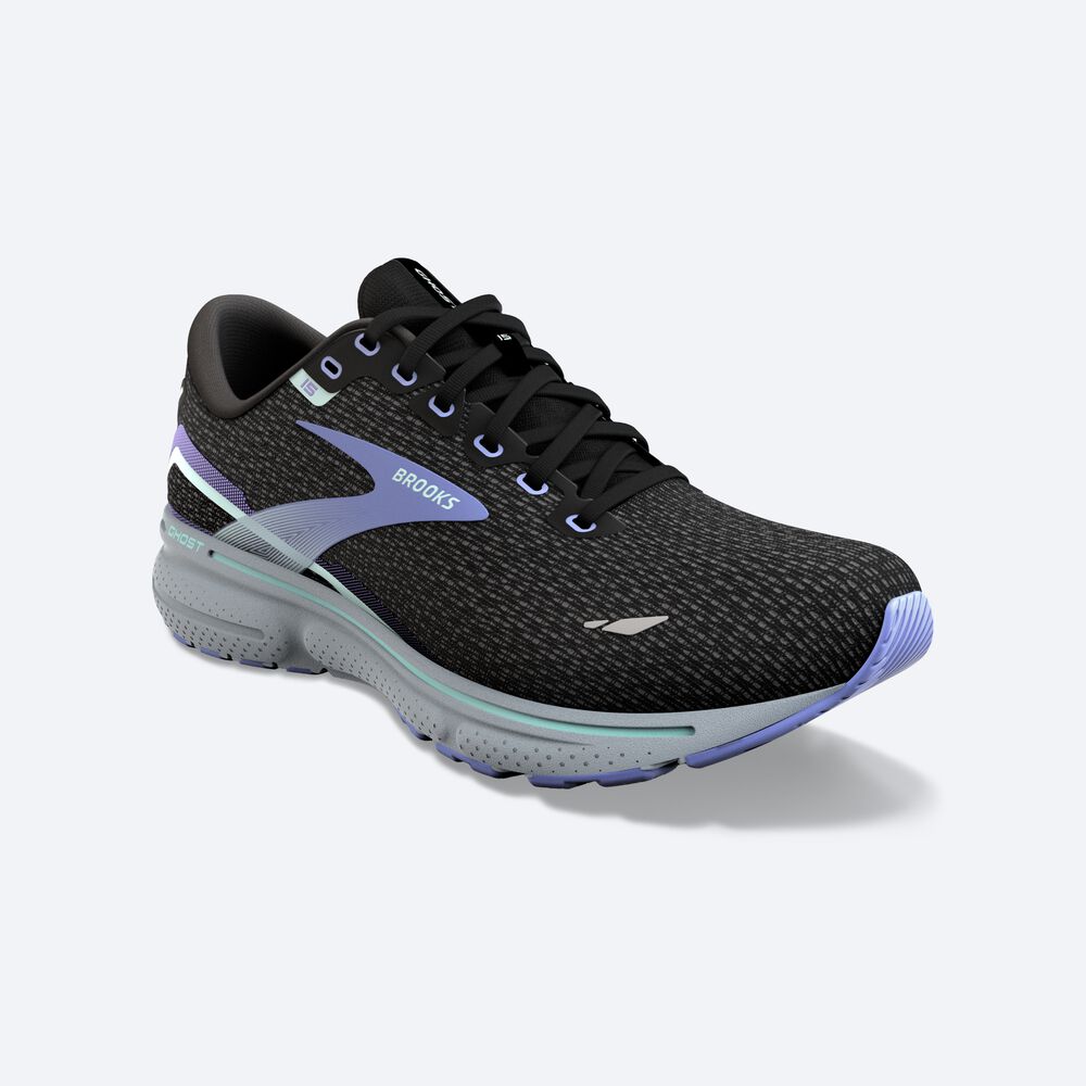 Brooks Ghost 15 Kadın Koşu Ayakkabısı Siyah | TR-241739