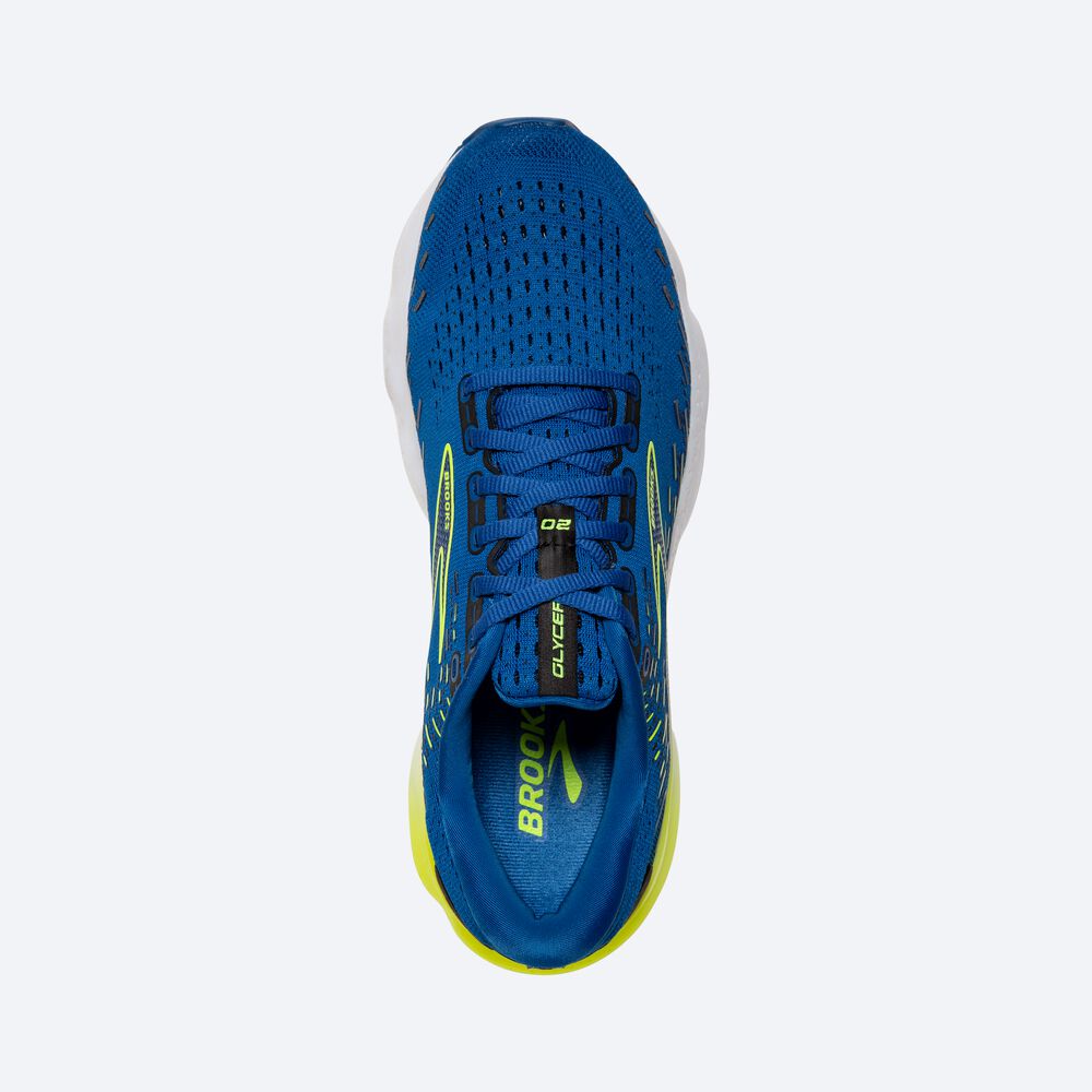 Brooks Glycerin 20 Erkek Koşu Ayakkabısı Mavi/Beyaz | TR-157204