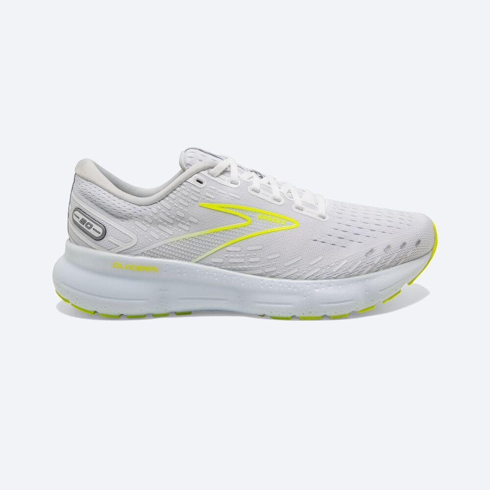 Brooks Glycerin 20 Erkek Koşu Ayakkabısı Beyaz | TR-852967