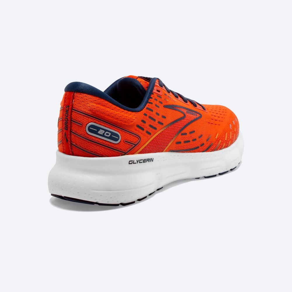 Brooks Glycerin 20 Erkek Koşu Ayakkabısı Turuncu/Kahverengi | TR-901634