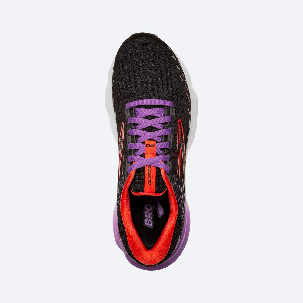 Brooks Glycerin 20 Kadın Koşu Ayakkabısı Siyah/Çiçekli | TR-059127