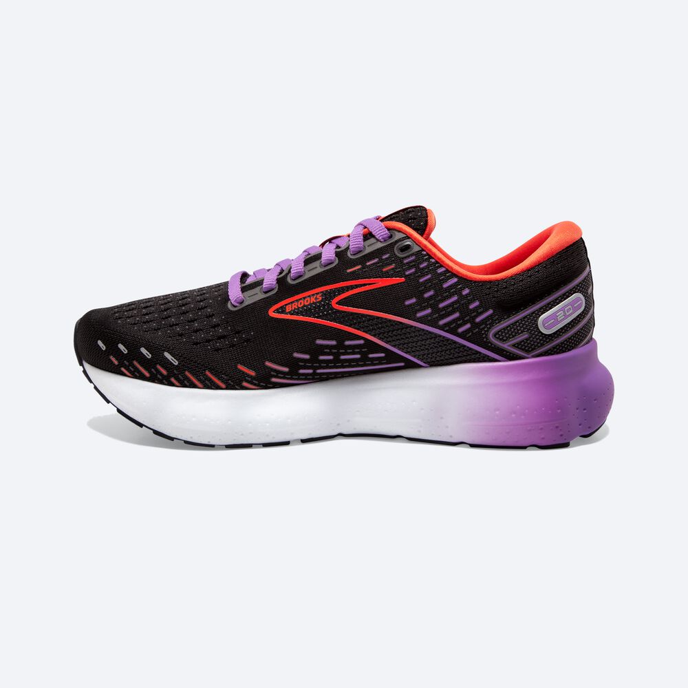 Brooks Glycerin 20 Kadın Koşu Ayakkabısı Siyah/Çiçekli | TR-059127