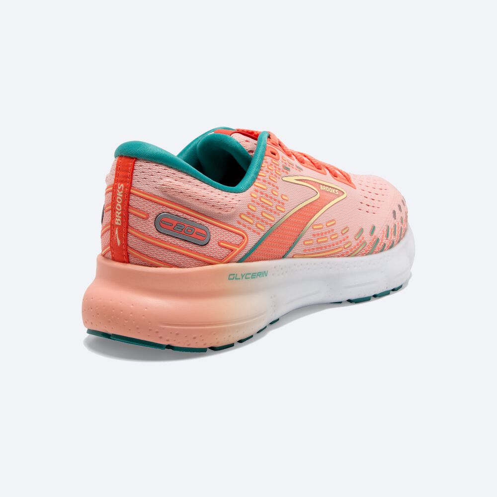 Brooks Glycerin 20 Kadın Koşu Ayakkabısı Mercan | TR-218957