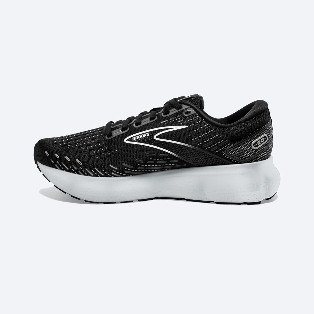 Brooks Glycerin 20 Kadın Koşu Ayakkabısı Siyah/Beyaz | TR-482506