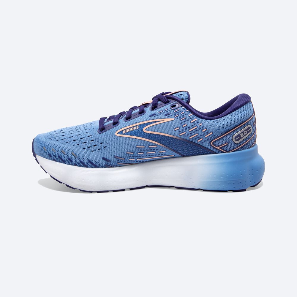 Brooks Glycerin 20 Kadın Koşu Ayakkabısı Mavi/Beyaz | TR-627450