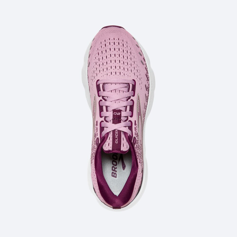 Brooks Glycerin 20 Kadın Koşu Ayakkabısı Mor/Gri | TR-630758