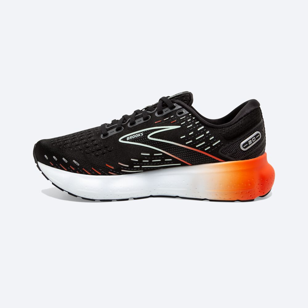 Brooks Glycerin 20 Kadın Koşu Ayakkabısı Siyah/Kırmızı | TR-630857